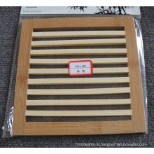 (BC-M1008) Handmade Natural Bamboo Square Heat Insulation Mat